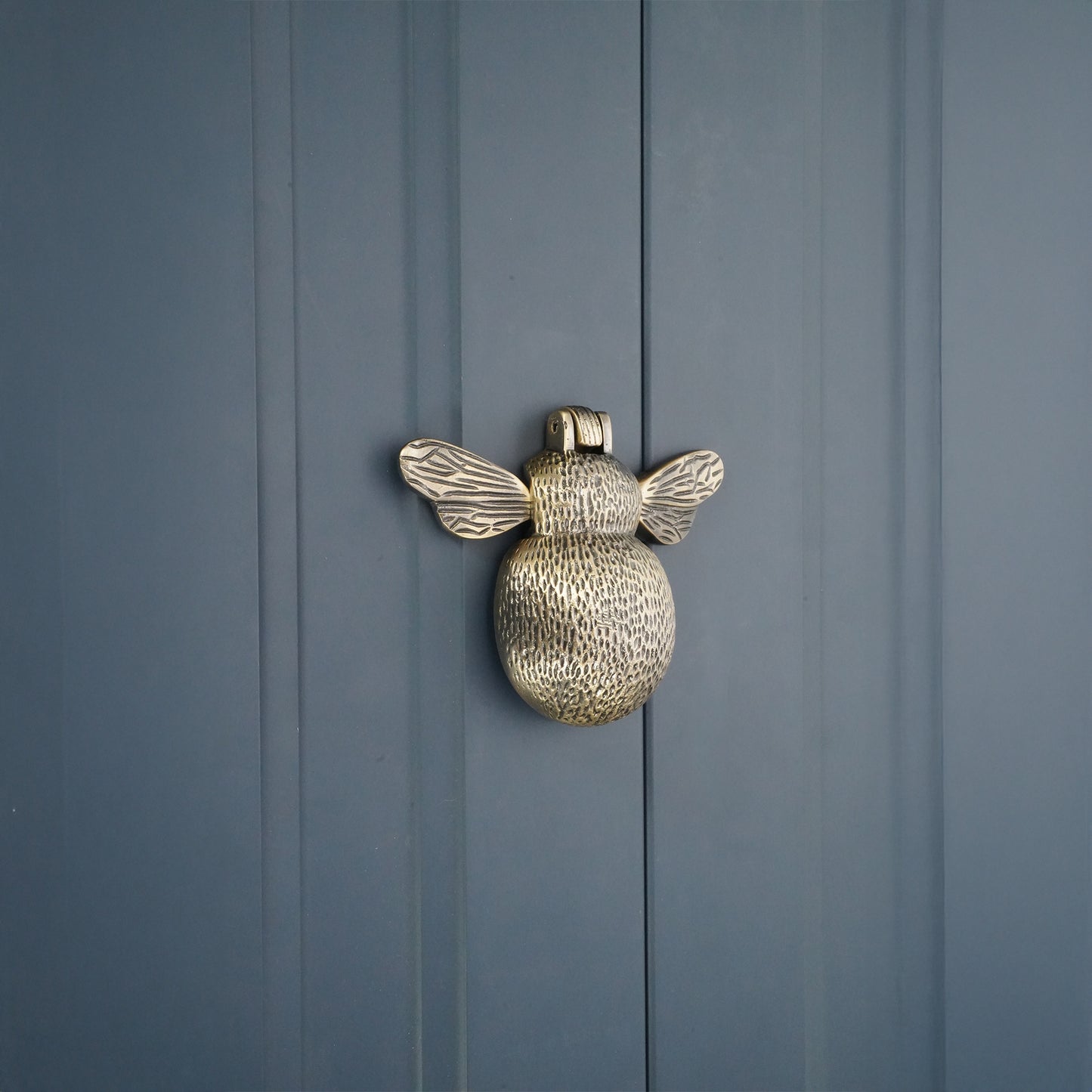 Bumble Bee Door Knocker Antique Brass