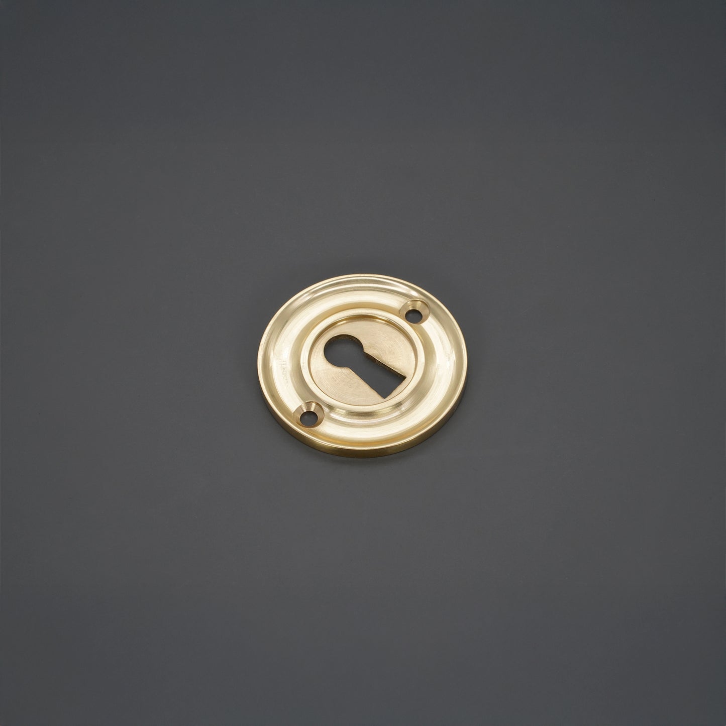 Slimline Standard Escutcheon Polished Brass