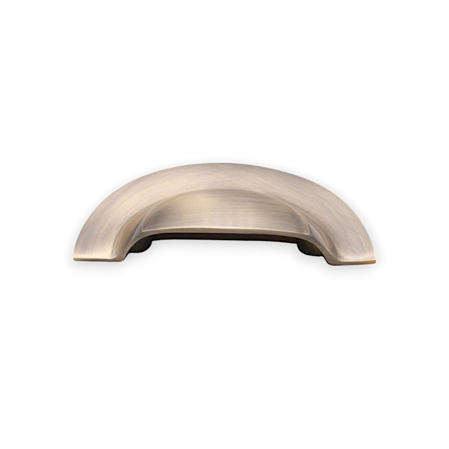 Poignée de coupe fine, grande taille, laiton antique