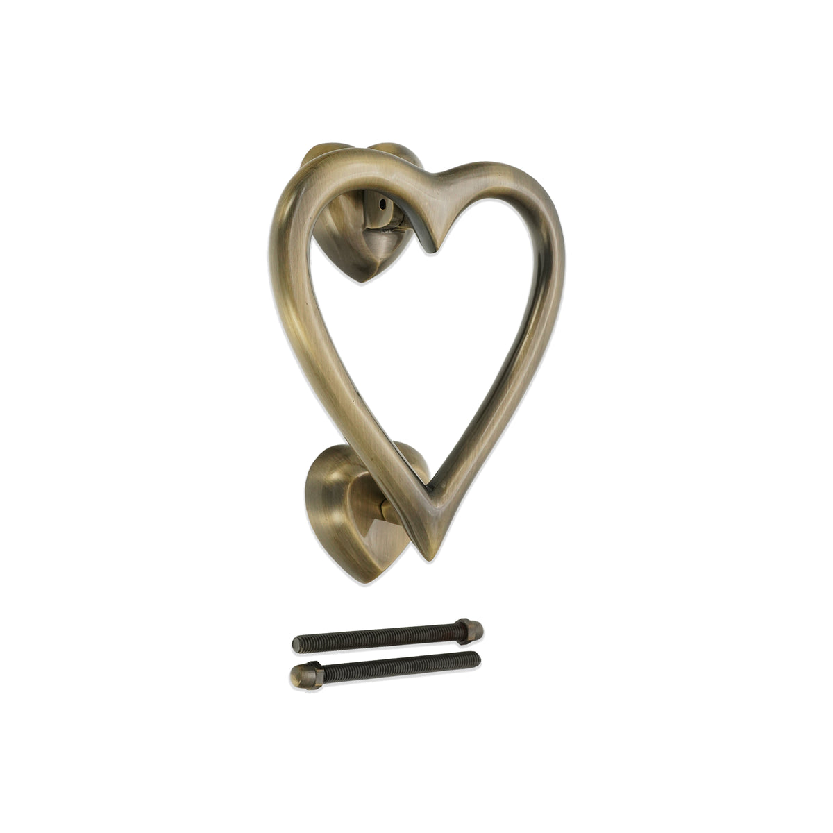 Antique Brass Heart Door Knocker Home Decor
