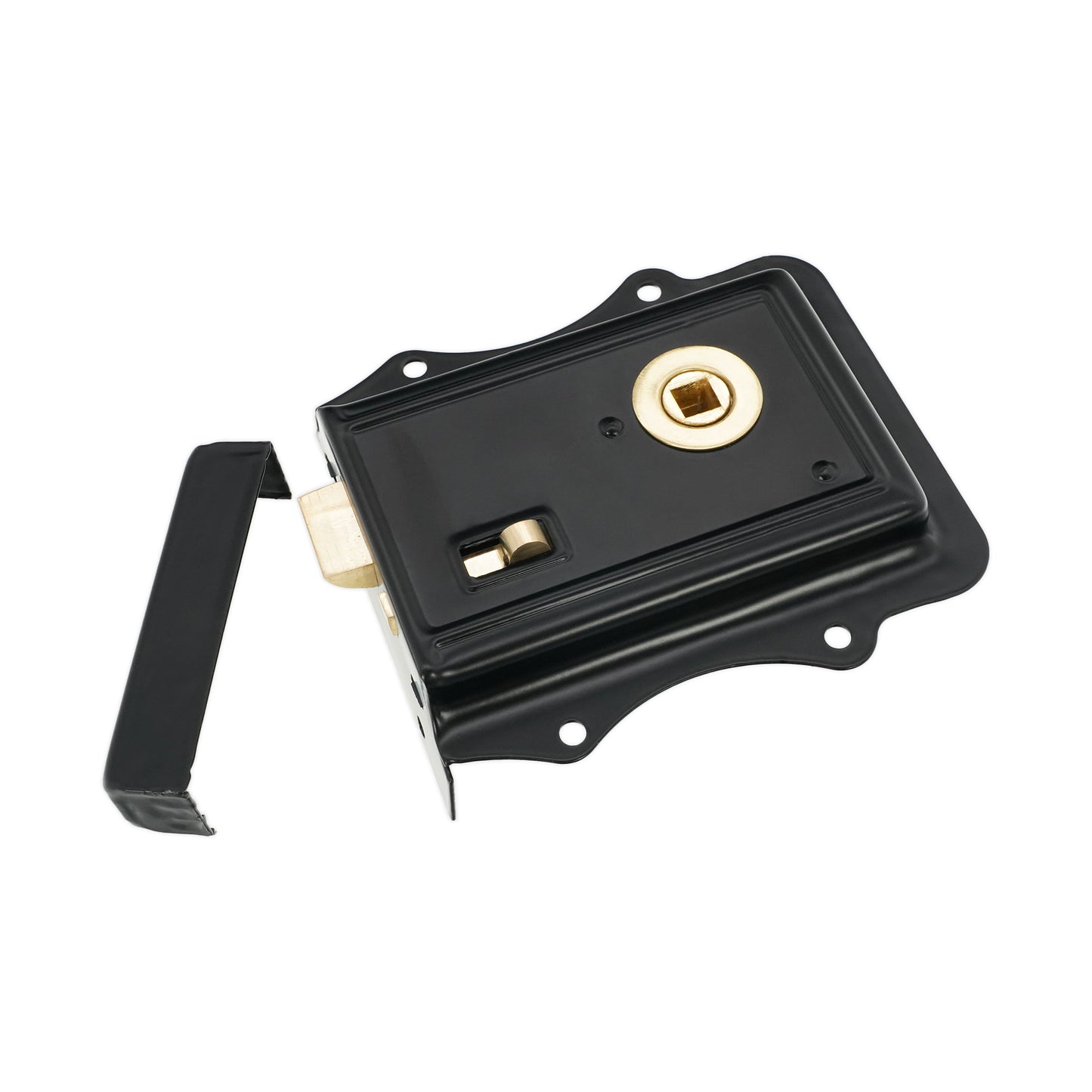 Iron Rim Lock Olde - Black/Brass