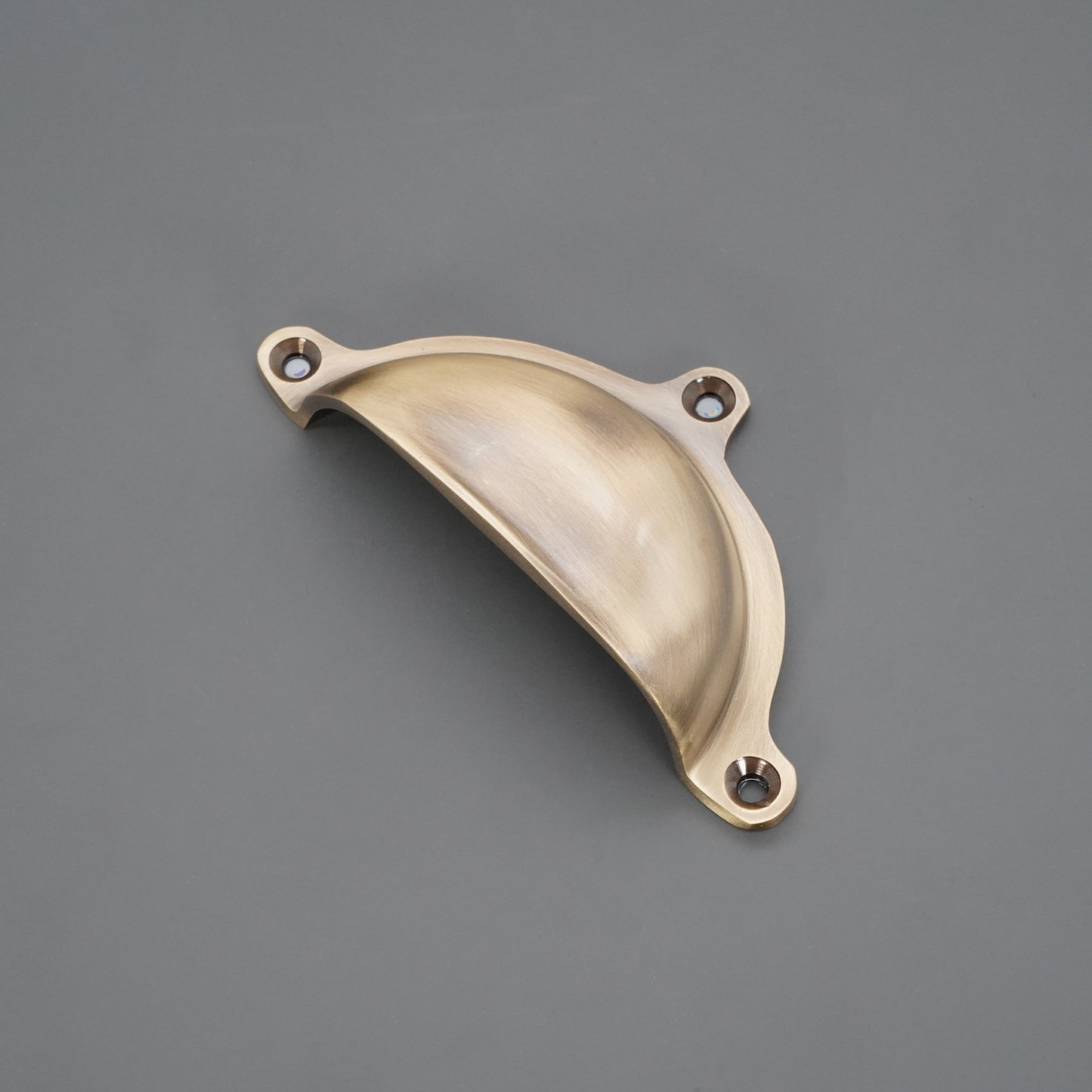 Cottage Cup Pull Antique Brass