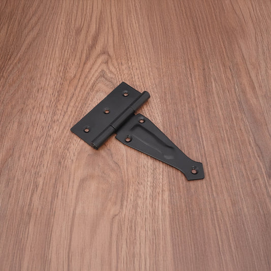 Decorative 4" Hinge Black