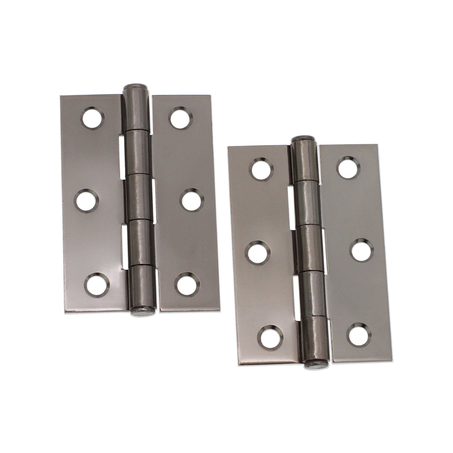 NON CE Mild Steel Butt Hinges - Black Nickel