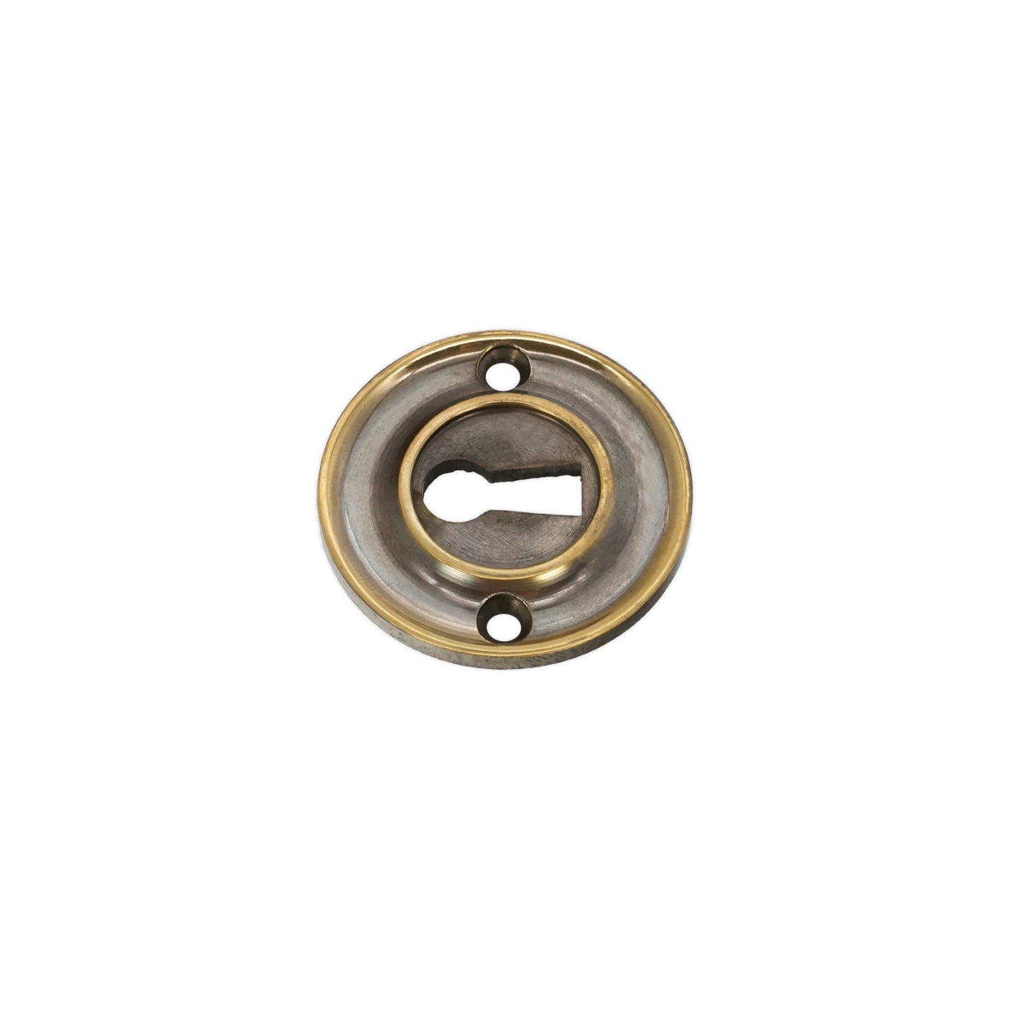 Slimline Standard Escutcheon Aged Brass