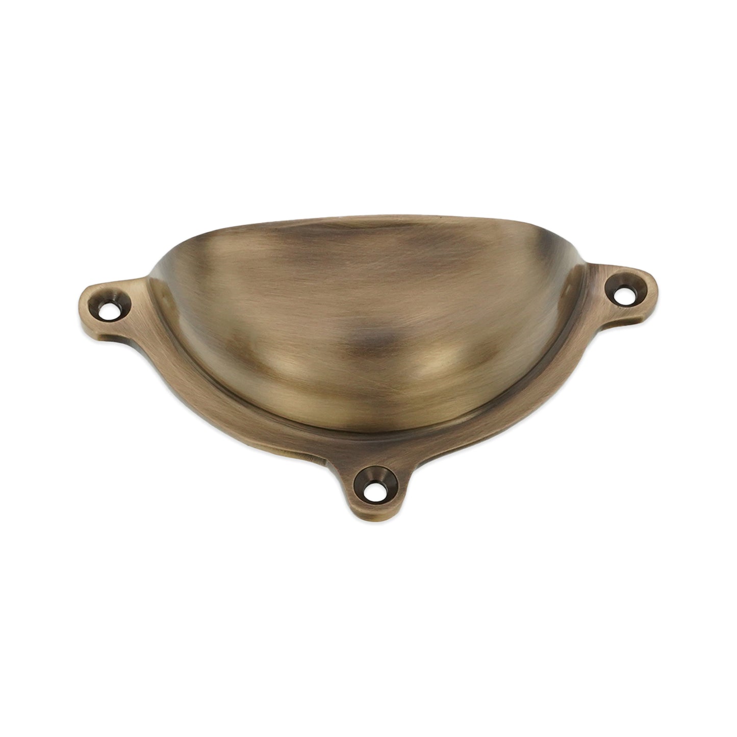 Cottage Cup Pull Antique Brass