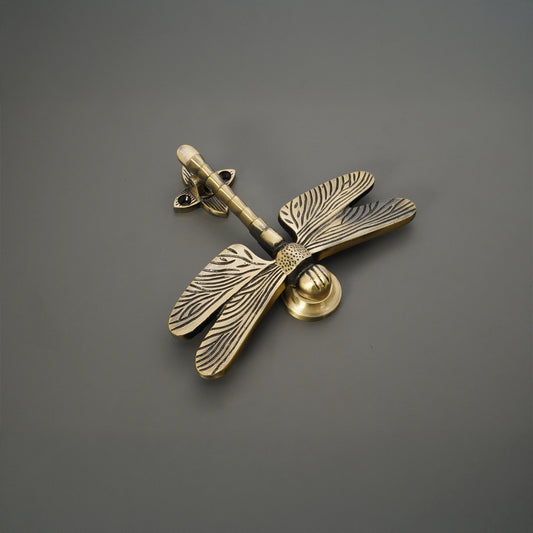 Heurtoir de porte libellule antique