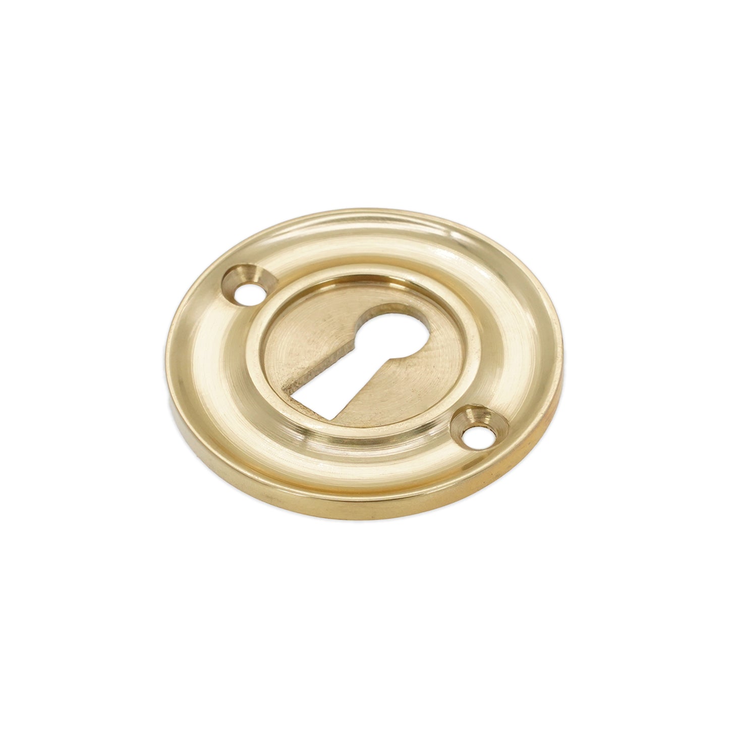 Slimline Standard Escutcheon Polished Brass