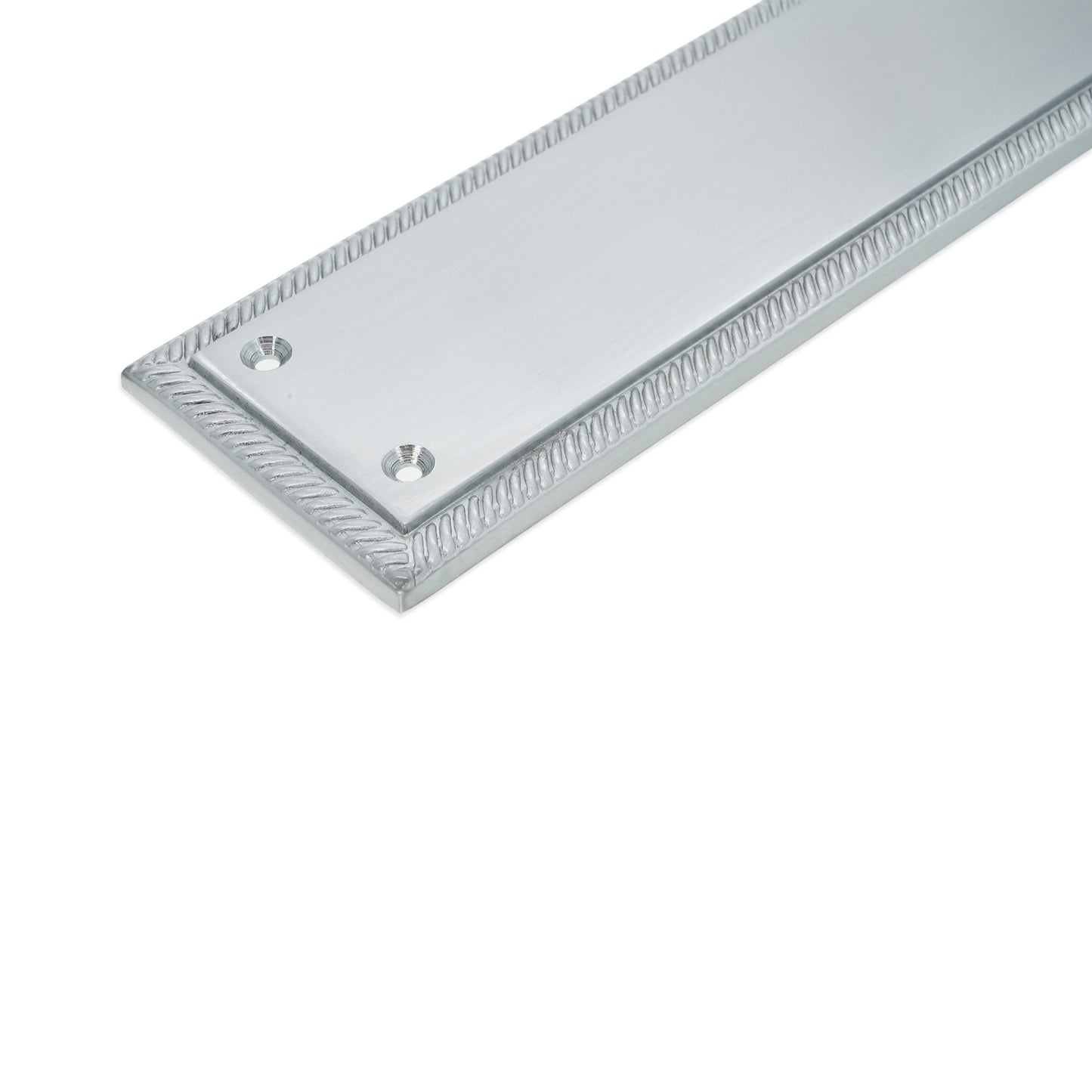 Georgische Fingerplatte, 285 mm, satiniertes Chrom