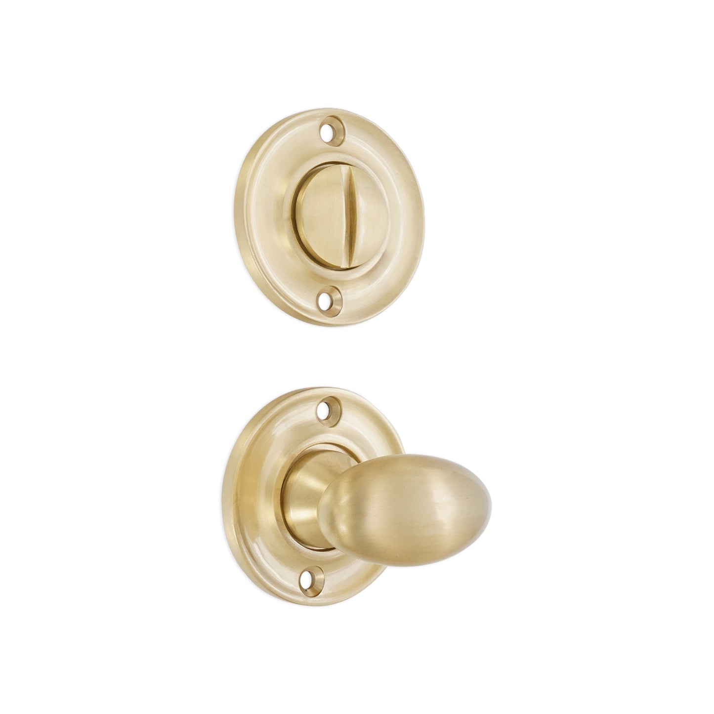 Slimline Turn & Release Satin Brass