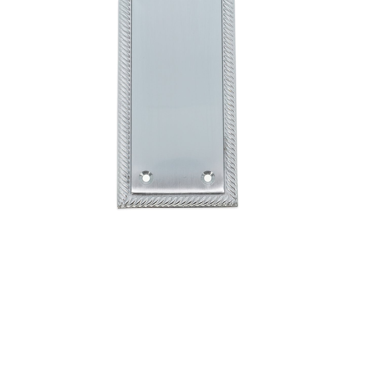 Georgische Fingerplatte, 285 mm, satiniertes Chrom