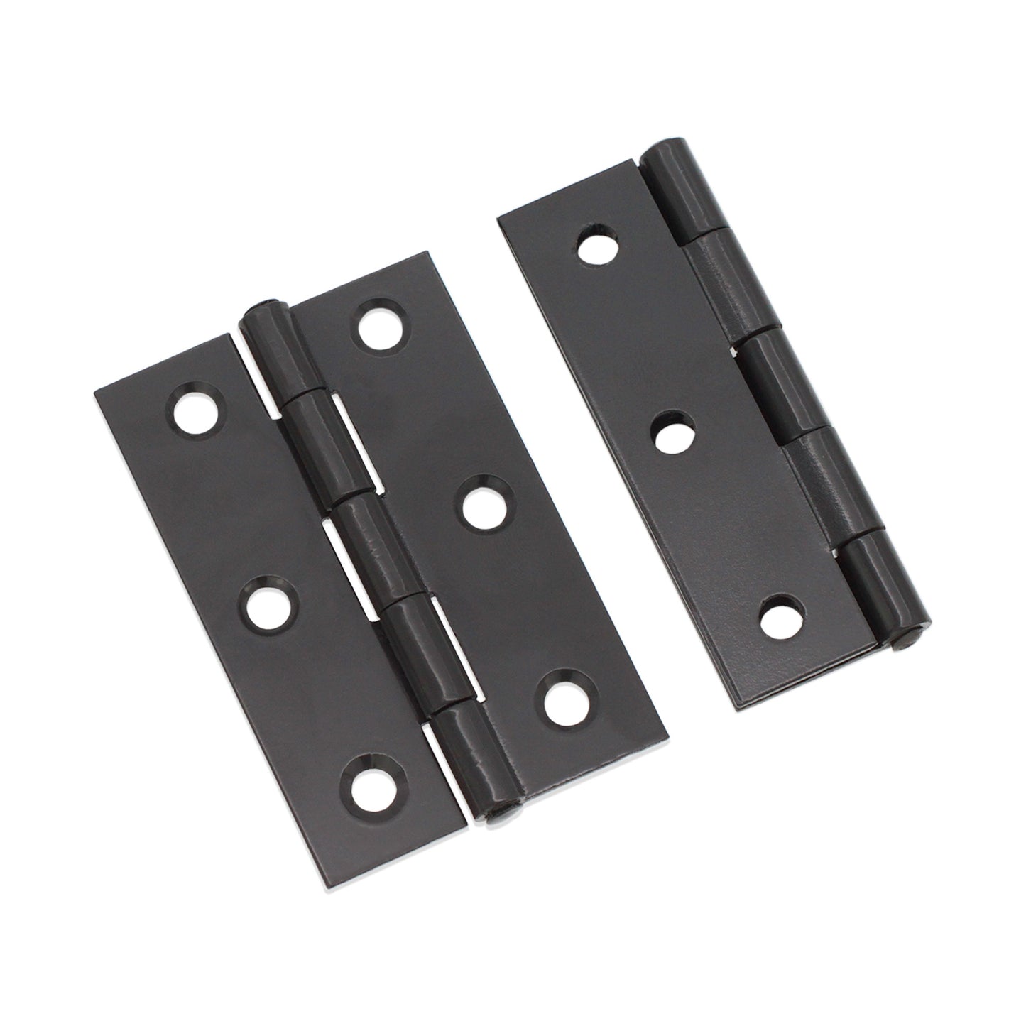 NON CE Mild Steel Butt Hinges - Gunmetal Grey