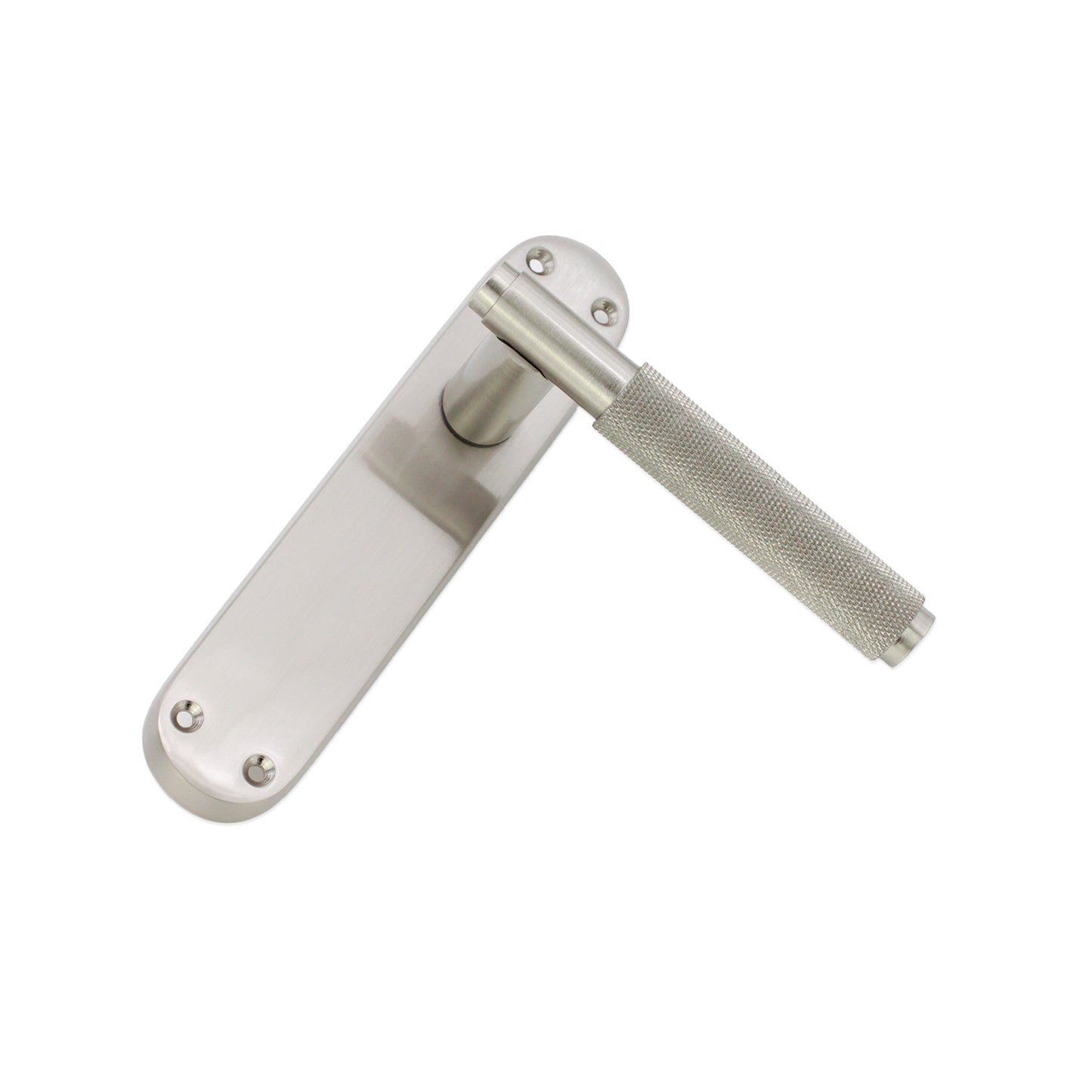 Rändelhebel von Connaught am Rückplattenriegel, satiniertes Nickel