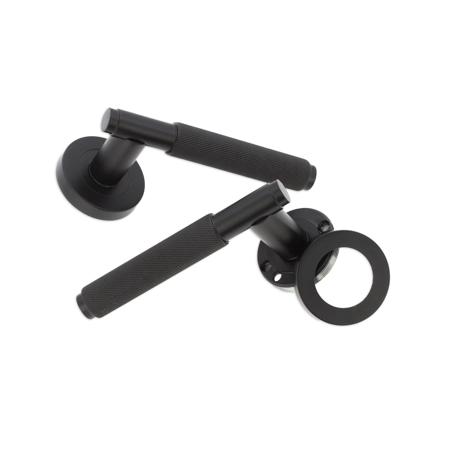 Connaught Lever on Rose Matt Black