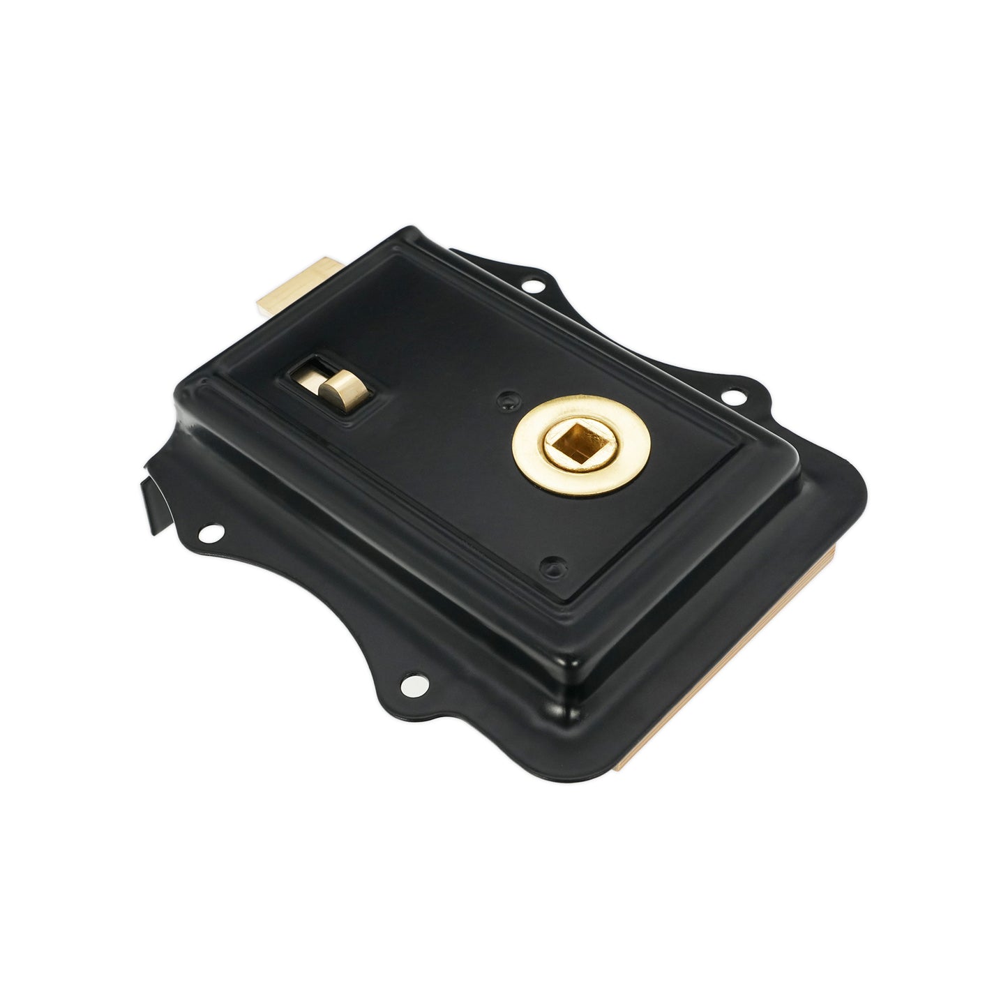 Iron Rim Lock Olde - Black/Brass