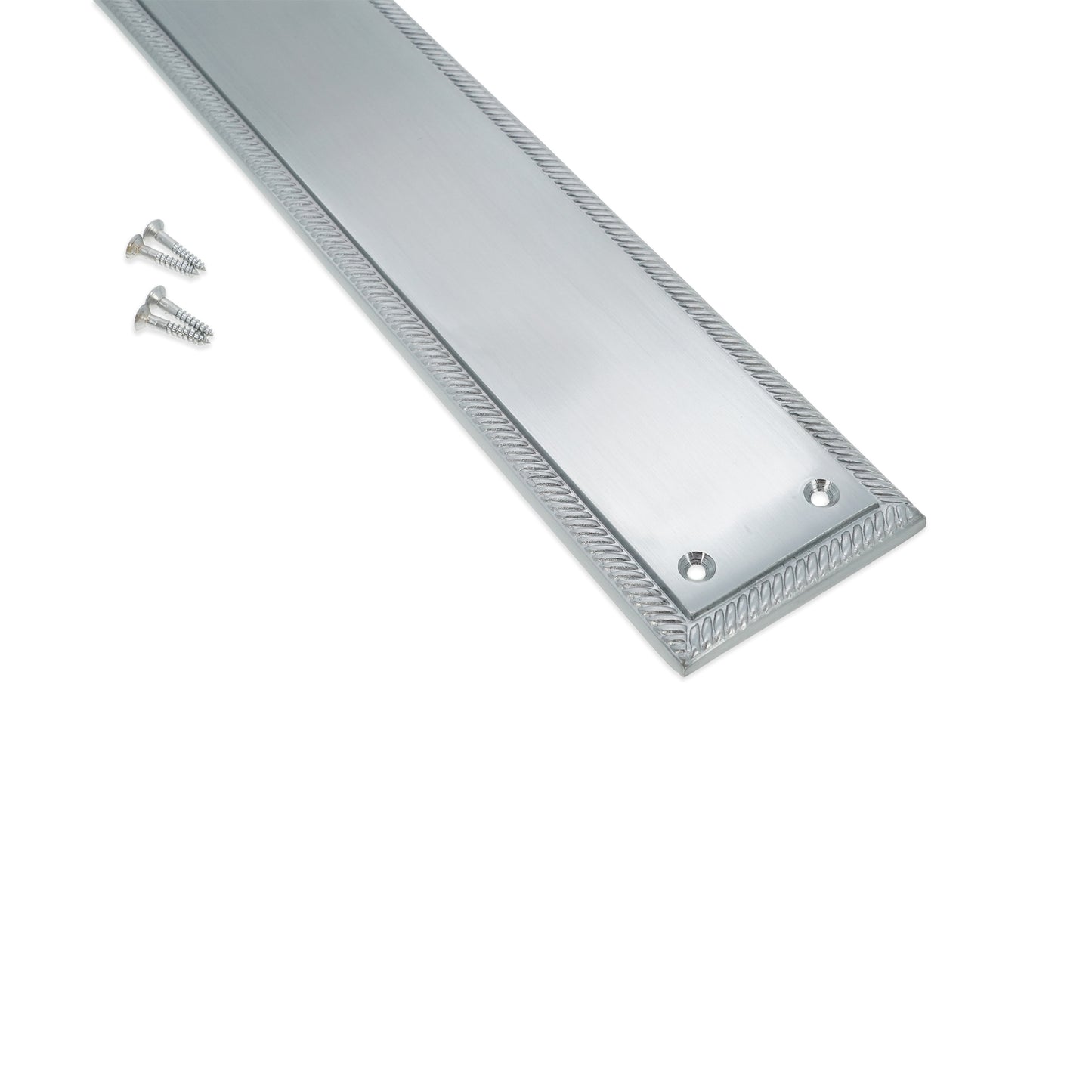 Georgische Fingerplatte, 285 mm, satiniertes Chrom
