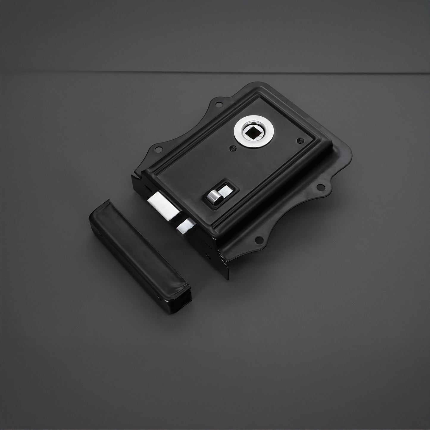 Iron Rim Lock Olde - Black/Chrome
