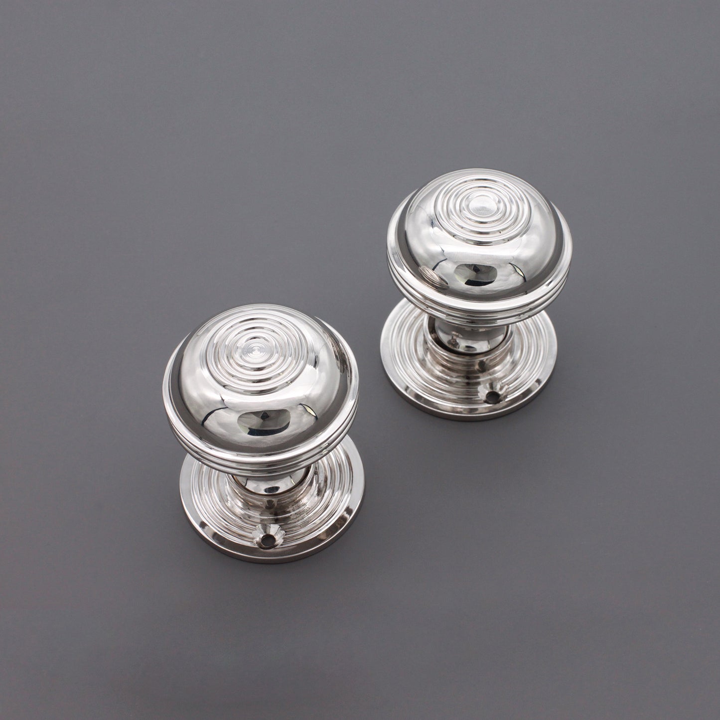 Bloxwich Bouton de porte à rebord/à mortaiser 50 mm Nickel poli