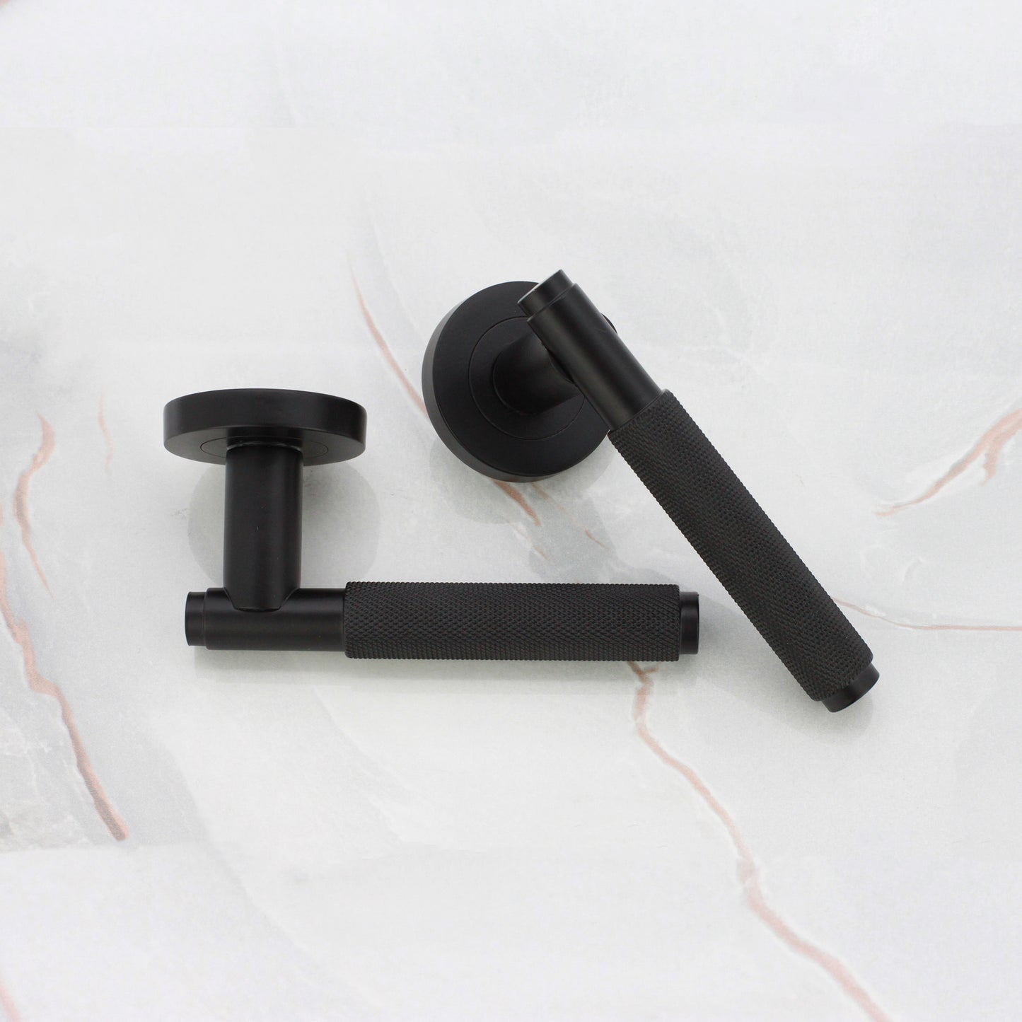 Connaught Lever on Rose Matt Black