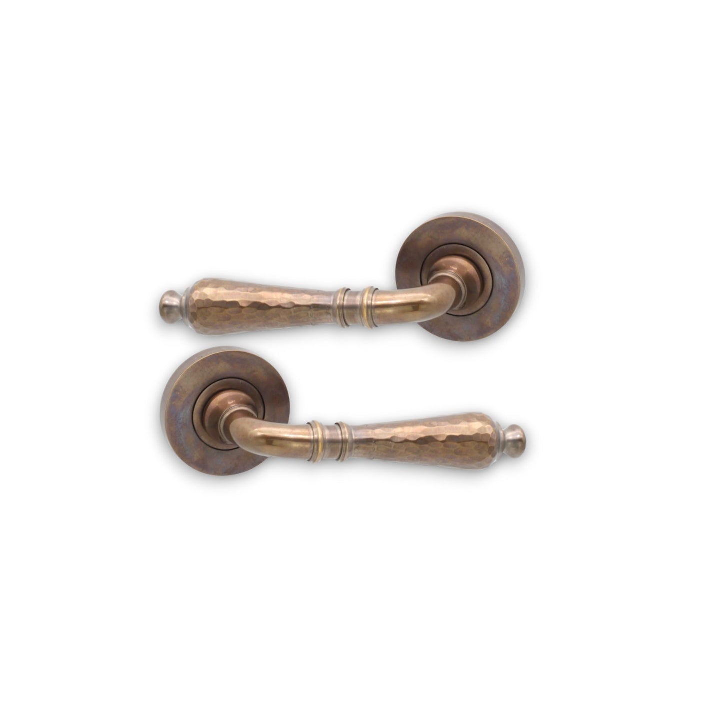 Hammered Lever on Rose Antique Home Decor