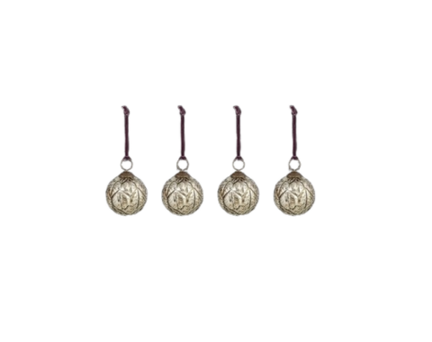 Patta Antique Gold Baubles (Set of 4)