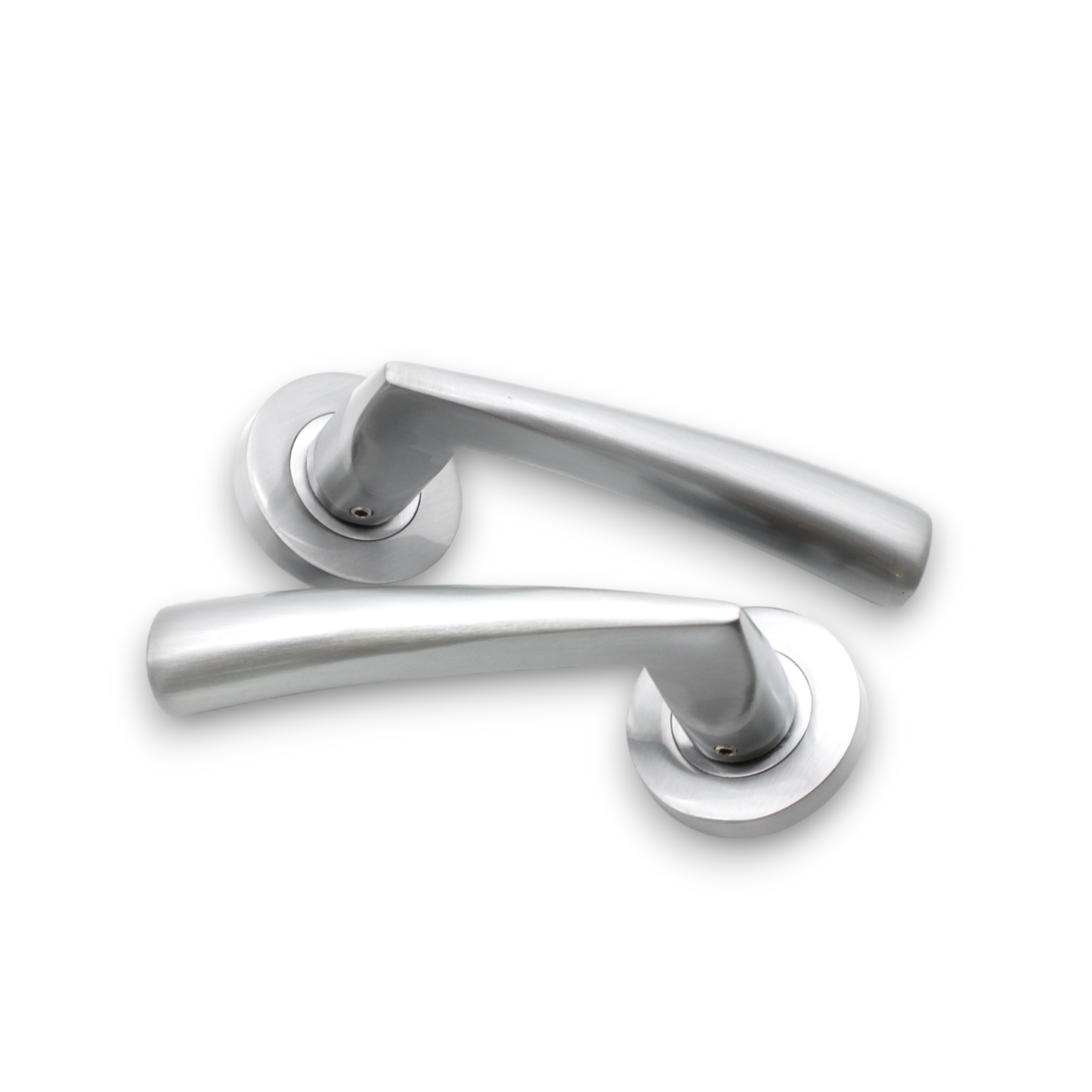 Satin Chrome Lever Door Handle Home Decor