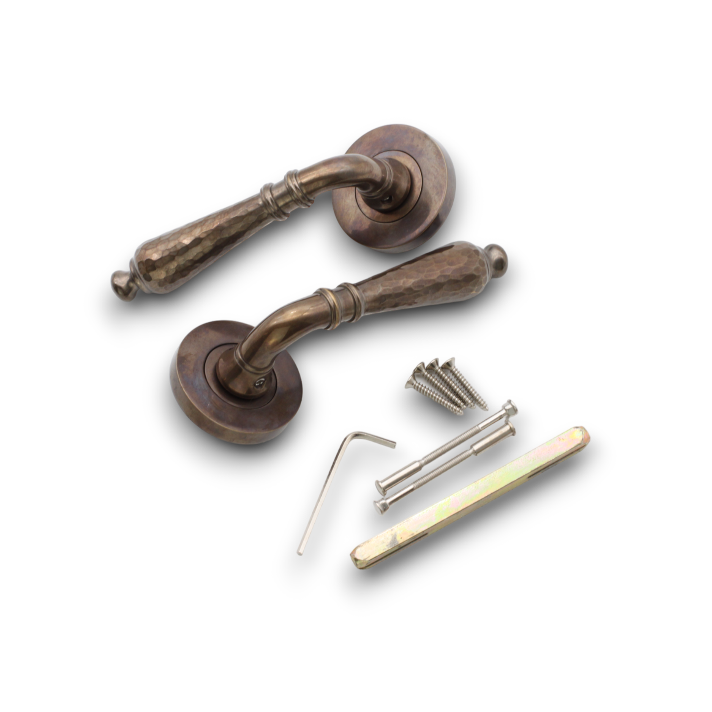 Antique Lever on Rose Door Handle Home Decor