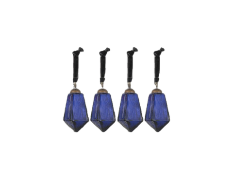 Ratnam Indigo Baubles Large (Set of 4)