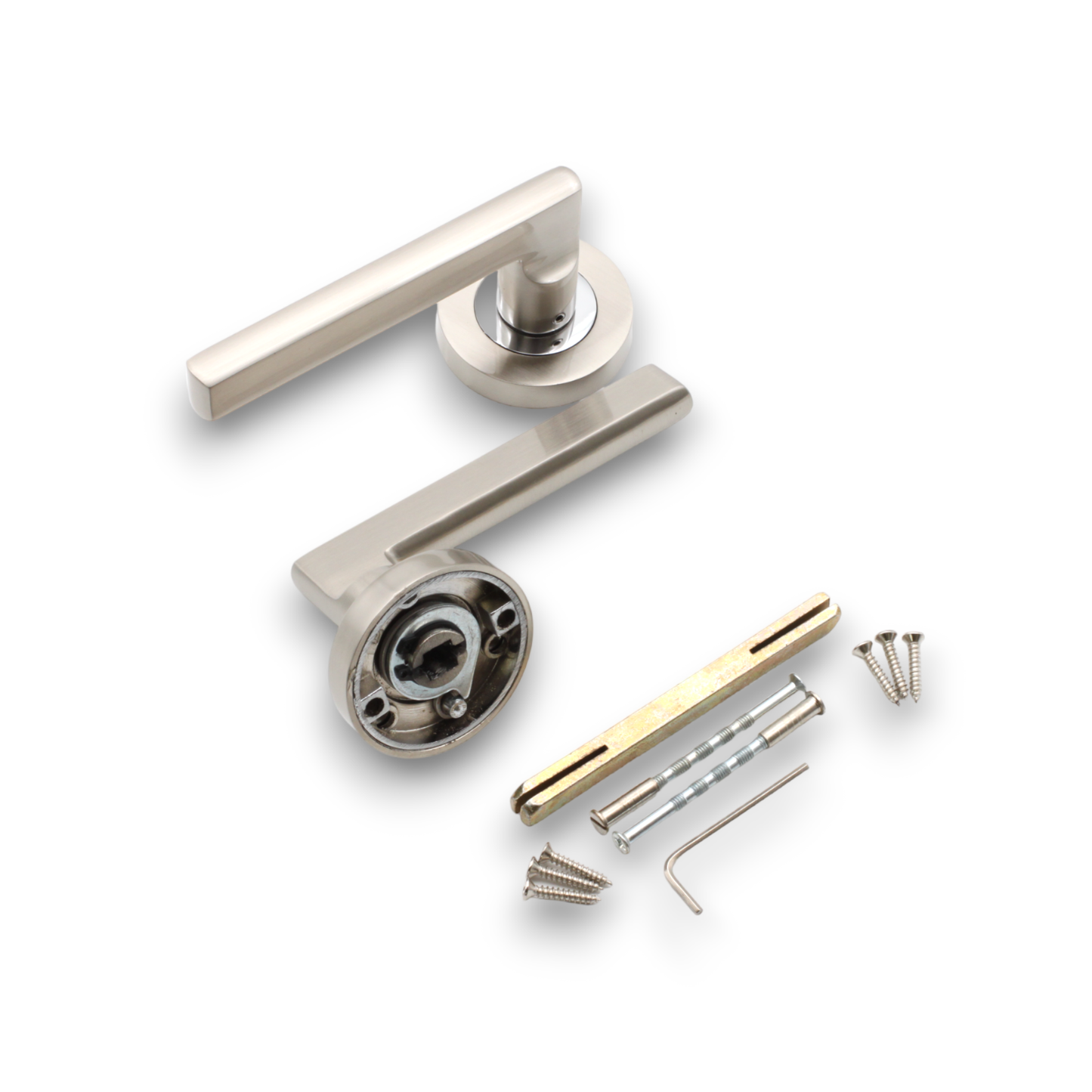 Dual Tone Lever Door Handle Home Decor