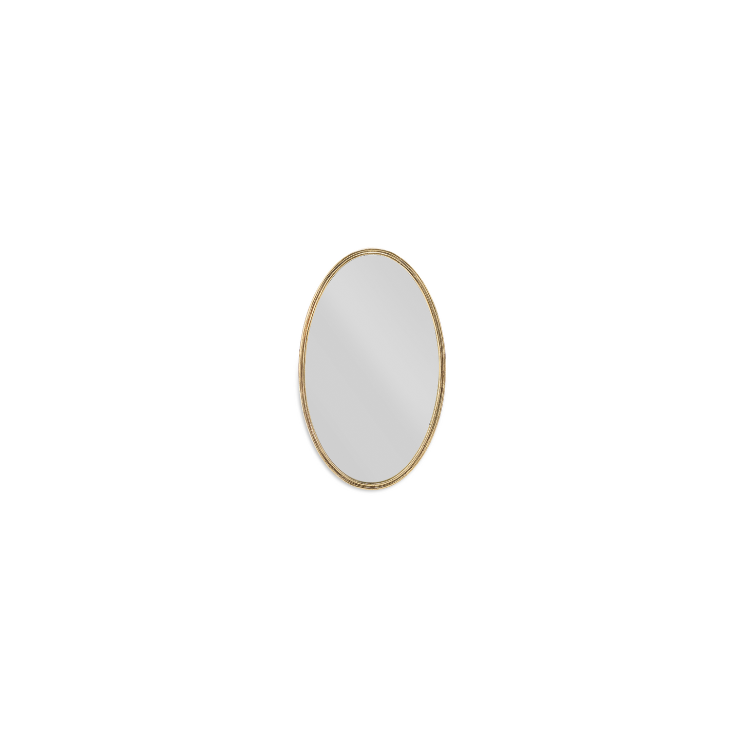 Drishti Oval Iron Mirror - Antique Black - Small