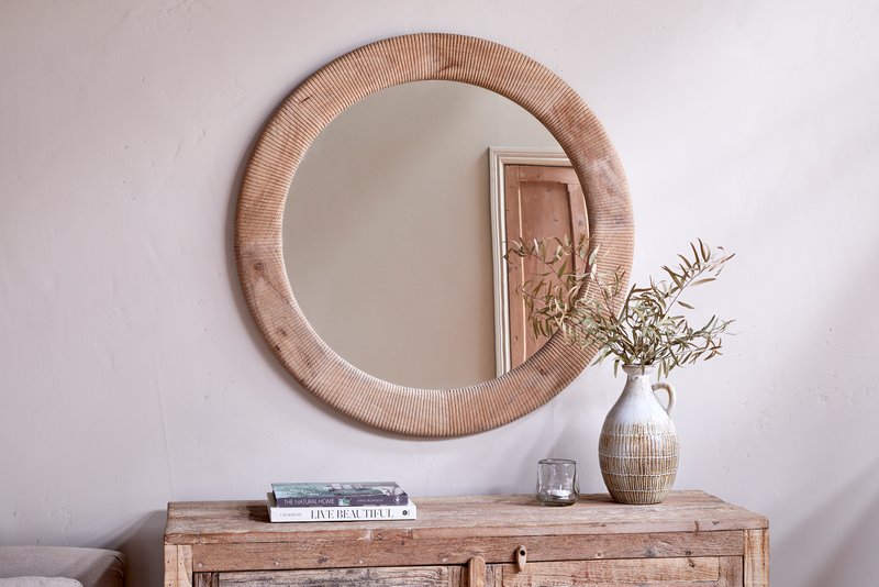 Wood Mirror Home Decor