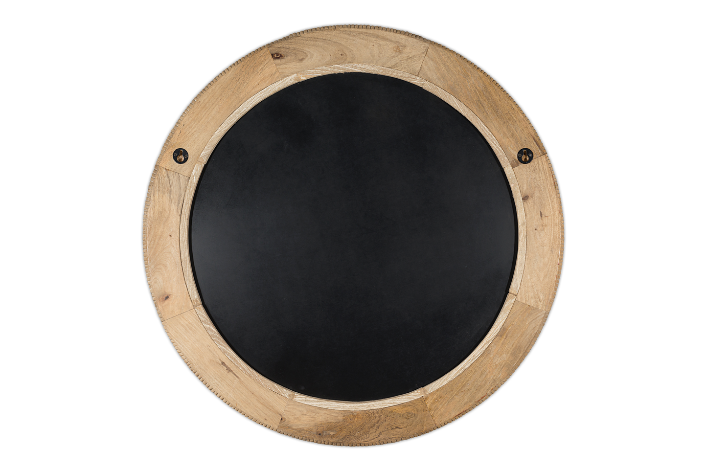 Vivan Grooved Wood Mirror - Natural