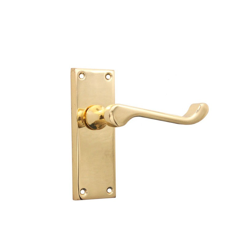 Lever on Backplate Door Handles Home Decor
