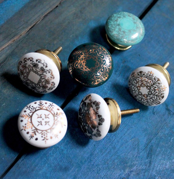 Ceramic Cupboard Knobs Home Decor