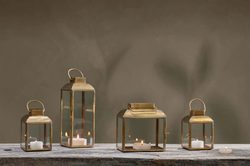 Brass Lantern Home Decor