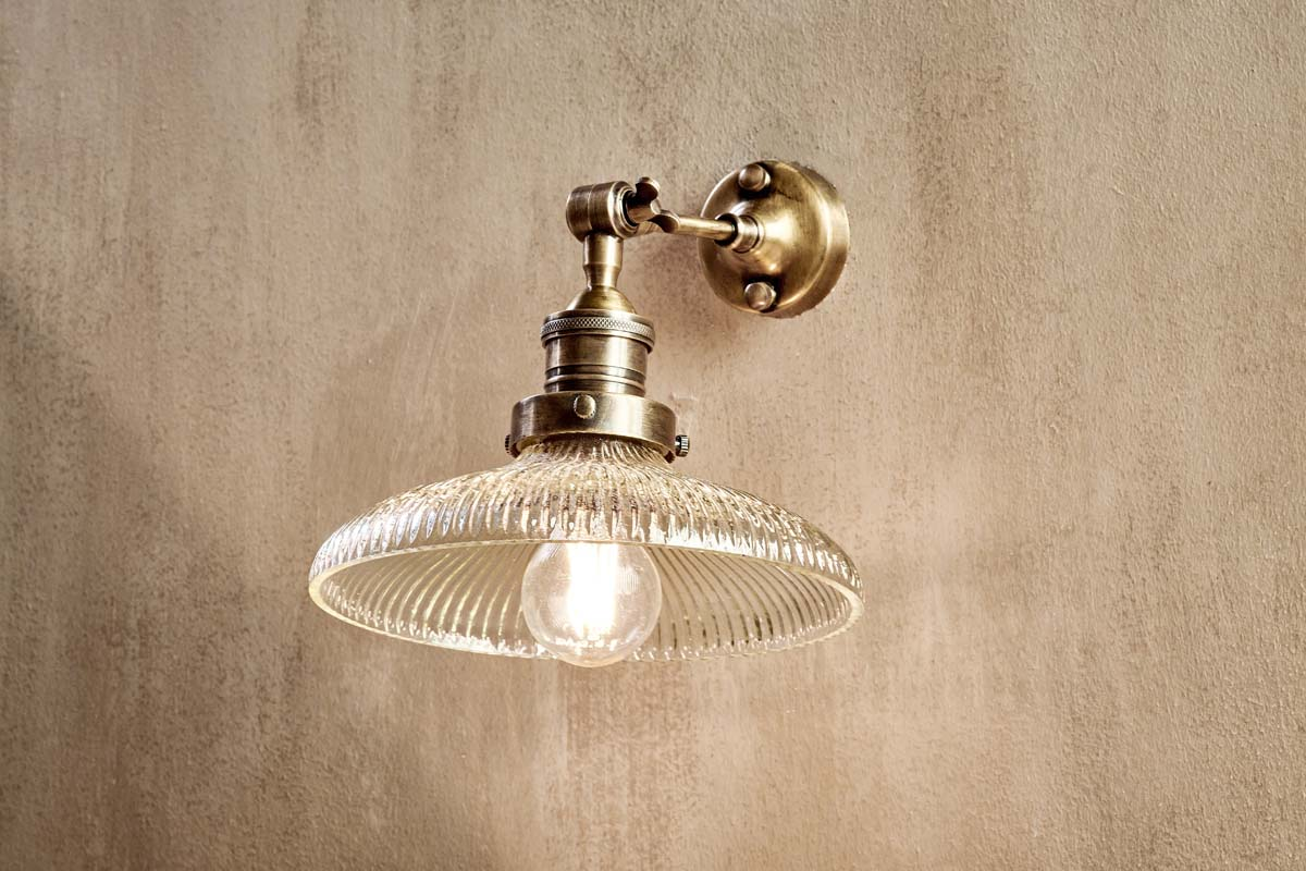 Glass Wall Light Home Decor