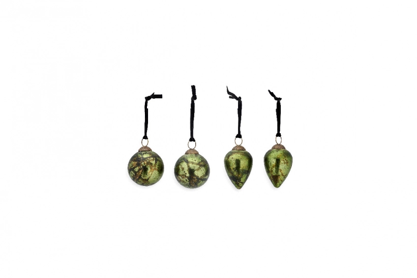 Jalshara Baubles - Moss (Set of 4)