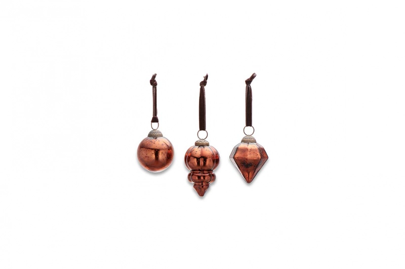 Boules Ura - Rouille Antique (Ensemble de 3)