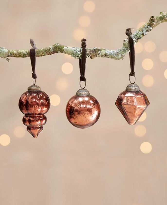 Antique Rust Ura Baubles Home Decor
