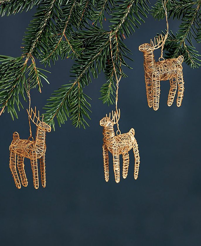 Christmas Tree WIRE REINDEER Home Decor