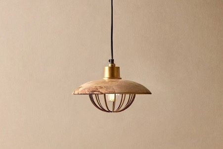 Chakai Wood & Metal Pendant