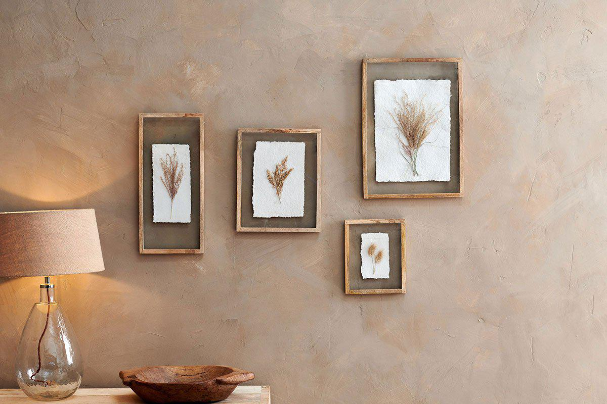 Indu Mango Wood Photo Frames - Light Brown