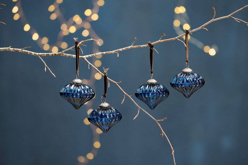 Boules Bouka Indigo - Lot de 4