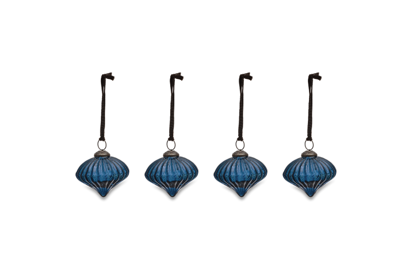 Boules Bouka Indigo - Lot de 4
