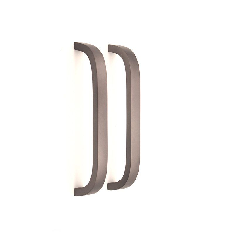 Curve Bar Cabinet Handle Gunmetal Grey Small Home Decor