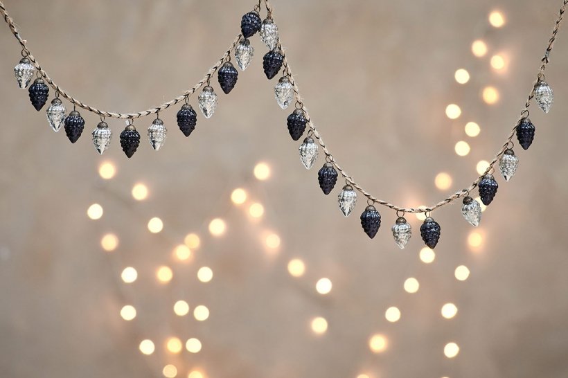 Christmas Bauble Garland Home Decor