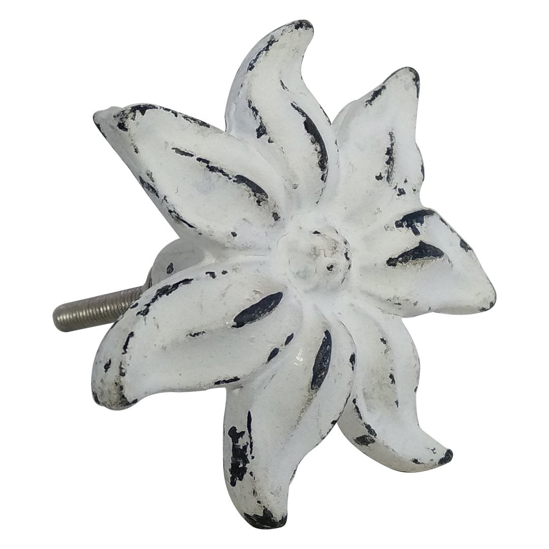 Chic Design White Cast Iron Cabinet Pulls