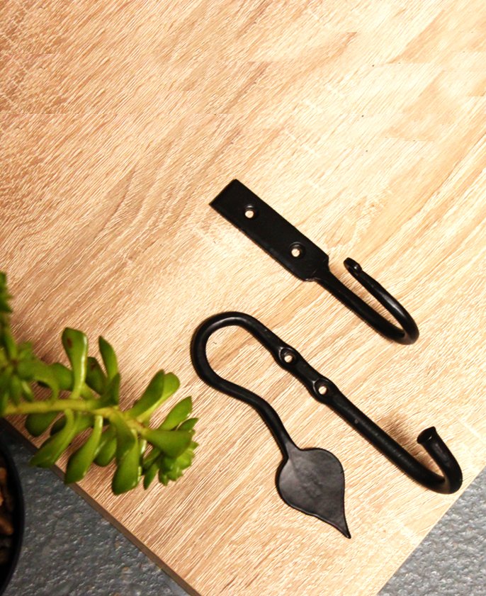 Black Coat Hook Home Decor