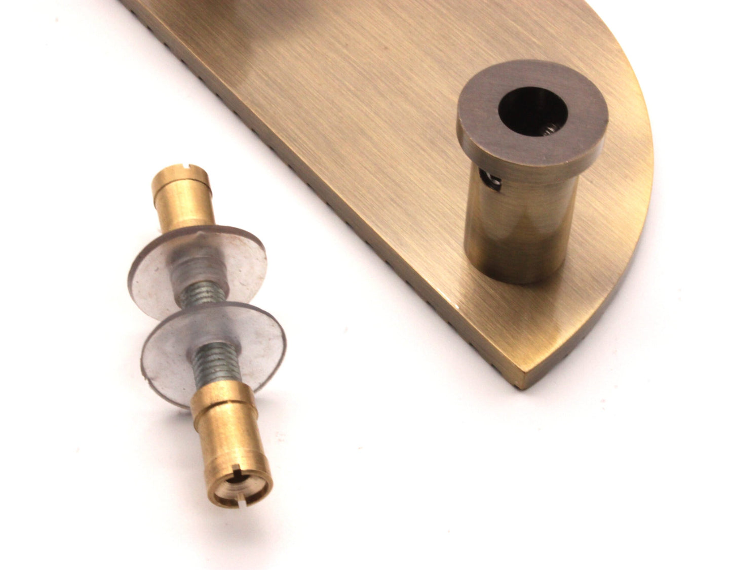 Poignées d'armoire de porte demi-lune en diamant - Antique