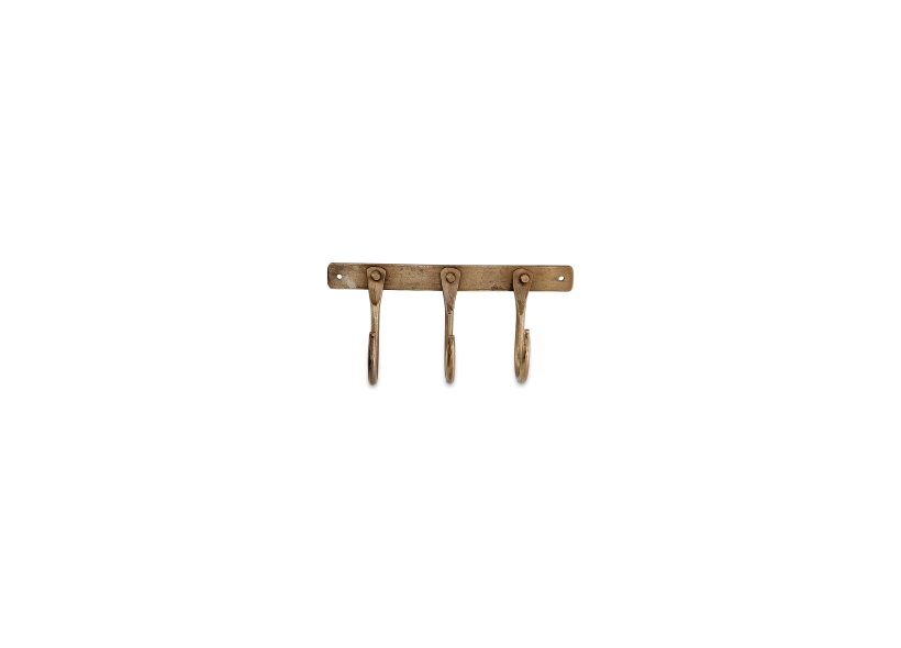 Kuna Iron Hooks - Antique Brass